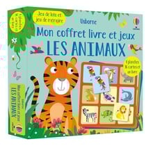 Mon coffret livre et jeux : les animaux