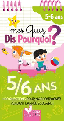 Mes quiz dis pourquoi ? 5/6 ans - bloc à spirale
