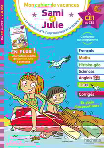 Mon cahier de vacances Sami et Julie : du CE1 au CE2