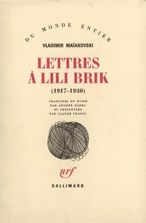Lettres a lili brik 1917-1930 - 1917-1930)