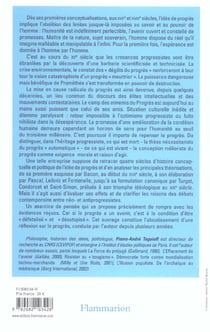 Le sens du progres - une approche historique et philosophique