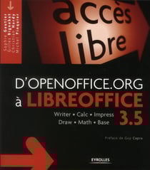 D'openoffice.org à libreoffice 3.5 - writer, calc, impress, draw, math, base