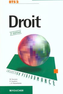 Droit 2e annee bts - livre de l'eleve