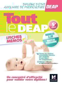 Tout le DEAP en fiches mémos - diplôme d'Etat auxiliaire puériculture - modules 1 à 10 (édition 2023/2024)