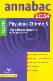 ANNABAC SUJETS Tome 00007 : enseignements obligatoire et de specialite (édition 2004)