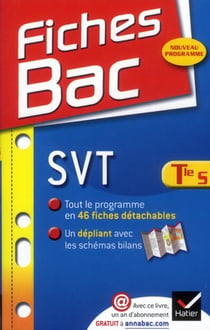 Fiches bac t.10 - sciences de la vie et de la terre - terminale s - enseignement obligatoire