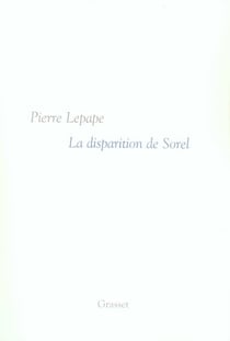 La disparition de sorel