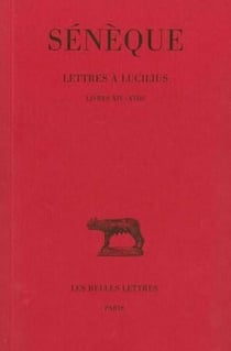 Lettres à Lucilius Tome 4 - L14-18