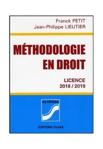 Méthodologie en droit - licences (édition 2018/2019)