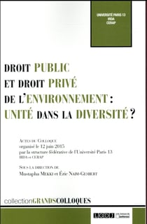 droit public et droit privé de l'environnement