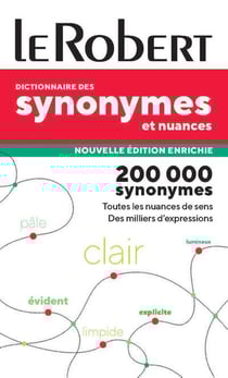Dictionnaire des synonymes et nuances (édition 2024)