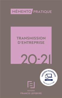 MEMENTO TRANSMISSION D'ENTREPRISE 2020:2021