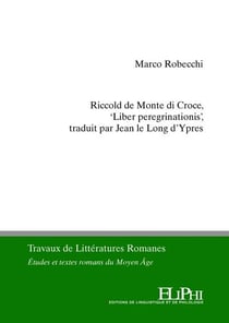 Riccold de monte di croce, 'liber peregrinationis'