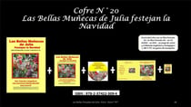 Las bellas muñecas de Julia festejan la navidad