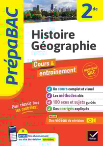 Prépabac cours & entraînement : histoire-géographie - 2de