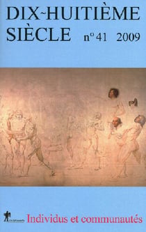 DIX-HUITIEME SIECLE n.41 : individus et communautés