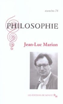 Revue Philosophie n.78 : Jean-Luc Marion
