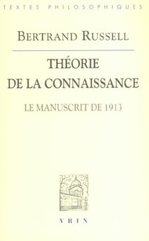 Théorie de la connaissance : le manuscrit de 1913