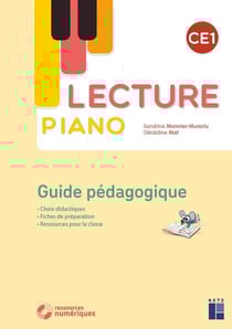 Lecture piano : CE1 - guide pédagogique (édition 2020)