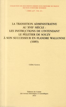 Transition administrative au 17eme siècle