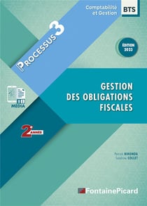 Processus 3 : gestion des obligations fiscales - BTS CG, 2e année