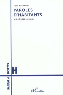 PAROLES D'HABITANTS : Une méthode d'analyse