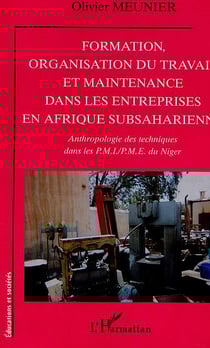 FORMATION, ORGANISATION DU TRAVAIL ET MAINTENANCE DANS LES ENTREPRISES EN AFRIQUE SUBSAHARIENNE : Anthropologie des techniques dans les P.M.I./P.M.E du Niger