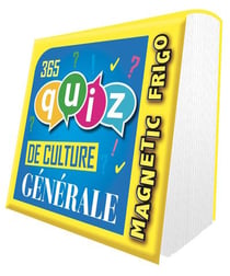 Magnétique frigo 365 quiz de culture générale (édition 2022)