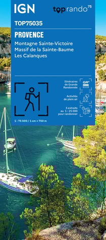 TOP75035 : Provence - Sainte-Victoire massif de la Sainte-Baume les Calanques (2e édition)