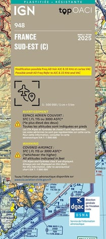 OACI948 : France sud-est (21e édition)