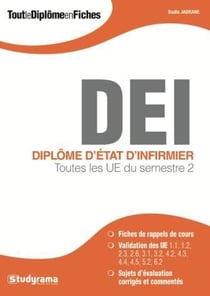 Diplôme d'etat d'infirmier - toutes les ue du semestre 2