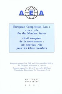 European competition law - a new role for the member states