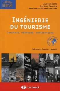 Ingénierie du tourisme - concepts, méthodes et applications