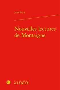 Nouvelles lectures de montaigne