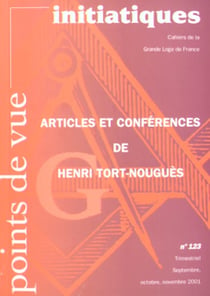Points de vue initiatiques n.123 - articles et conférences de henri tort-nouguès
