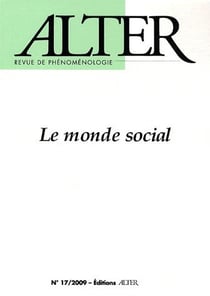 Revue europeenne d'histoire sociale  n.17 - le monde social