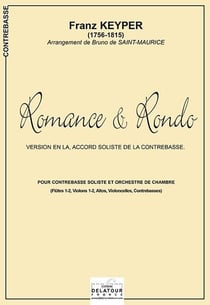 Romance et Rondo pour contrebasse solo et orchestre à  cordes (Version en La)