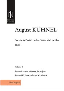 Sonate o partite a due viola da gamba (volume 1) - pour 2 basses de viole et bc