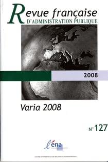 Revue française d'administration publique n.127