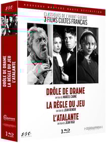 Classiques de l'avant-guerre : Drôle de Drame + La règle du Jeu + L'Atalante