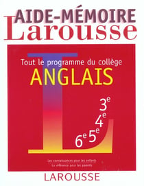 Aide-memoire anglais