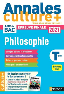 Annales ABC du bac - sujets & corrigés : philosophie - terminale - culture + (édition 2020)