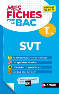 Mes fiches pour le bac Tome 11 : sciences de la vie et de la terre - terminale (édition 2020)
