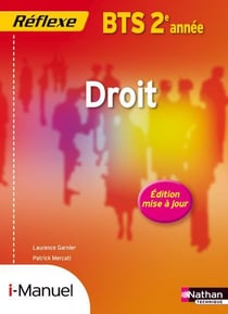 Droit bts 2e annee livre + licence eleve pochette reflexe bts