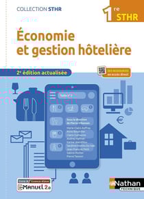 Économie et gestion hôtelière : 1re STHR : livre + licence élève (édition 2022)