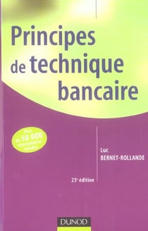 Principes de technique bancaire (23e edition)