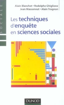 Les techniques d'enquête en sciences sociales