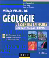Mémo visuel de géologie - l'essentiel en fiches et en couleurs