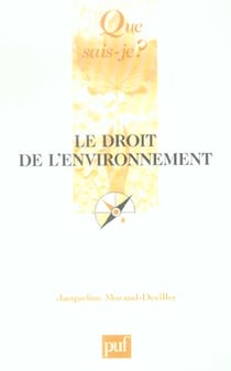 Le droit de l'environnement