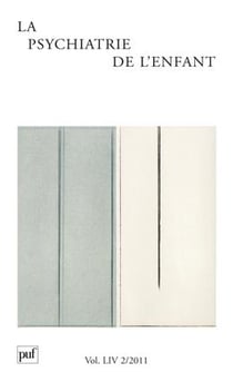 Revue la psychiatrie de l'enfant n.54/2 (édition 2011)